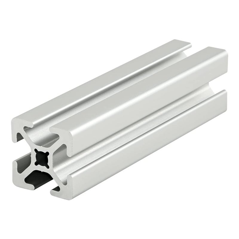 80/20 8020, 1010, 10 Series 1 Inch x 1 Inch T-Slotted Aluminum Extrusion DIY Extruded Linear Slot Bar Rail (Smooth, Clear Anodize, 36" Long) - Image 1